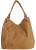Patchwork design double handle handbag - Beige