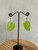 large monstera leaves green acrylic hook earrings