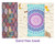 Double Sided Sand Free Towel - Floral Pattern and Diamonds Patchwork