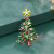 jeweled Christmas tree pin