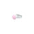 Pink mushroom with white spots as ring