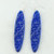 Pitau row oval 3mm - Blue satin