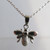 Sterling Silver Bee pendant on sterling silver chain