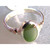 New Zealand Greenstone sterling silver oval ring