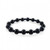 Blue Goldstone bead bracelet  on elastic