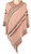 Callie aztec zigzag poncho in pink