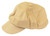 Caramel colour Leather look baker boy hat