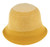 Wool cloche hat in yellow