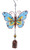 Blue butterfly hanging windchime