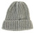 Adult Chenille ribbed beanie in grey