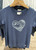 Napier NZ souvenir womens T-shirt - Life is swell in indigo - L