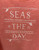 Napier NZ souvenir womens T-shirt - Seas the day coral marle - L