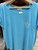 Napier NZ souvenir womens T-shirt - sunrise turtle pool blue - XL