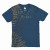 Womens NZ souvenir t-shirt in navy - fern koru