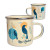 NZ souvenir enamel camping mug - NZ Tui