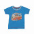 Kids New Zealand Kiwi & Sheep Kombi T-Shirt - Blue