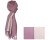 Winter weight scarf, soft and comfy - 2 shades of mauve