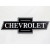 Large metal Chevrolet sign (100cm across)
