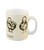 Caffeinated Kiwis New Zealand souvenir porcelain mini mug