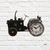 Retro steampunk style tractor clock