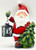 Santa holding a lantern