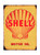 Shell Motor oil retro style tin sign