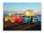 Combi Campers by the sea retro style tin sign
