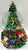 Rotating Christmas tree snowglobe with colour changing LEDs and music