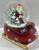 Sleigh waterball with Santa and snow covered trees
