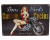 Retro style tin sign - Bone yard's custom cycles
