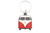 Handcrafted red Kombi keyring