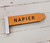 4 hook key holder | wall mount | Napier road sign style
