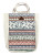 Cotton canvas travel bag with tribal design