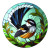 Stained Glass hanger of NZ Fantail (30cm)