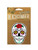 Skull with floral pattern sticker