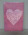Red love heart metal sign