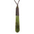 Long bound NZ Greenstone teardrop pendant