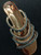 Sandals with chain detail  - rose gold - 38