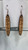 Large wooden oval earrings with kowhaiwhai design