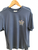 Blue grey Napier NZ souvenir T-shirt with turtle and waves
