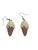 Cartoon ice cream in cone earrings  - vanilla or chocolate