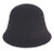 Khloe Wool Felt Cloche Black