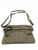 Small shoulder bag with double zip compartments - Taupe