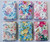 Floral Mirror Set Of 6 - Sold Individually