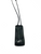 New Zealand greenstone toki pendant on black cord - approx 6.5cm long