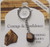 Keyring Gold Tiger's eye- Courage And Confidence