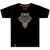 Men’s New Zealand Māori Pūkana Design T-Shirt - Black