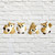 Yellow  Owl Ornaments assorted poses-price per each