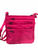 Crossbody bag with three zip front - various colours