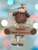 Napier Pom Pom Sheep Christmas Hanging Decoration